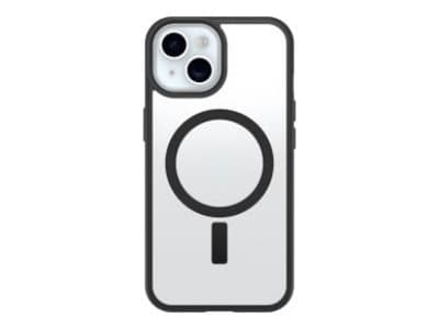 OTTERBOX - React Series - Back cover for mobile phone - MagSafe compatibility - black crystal - for Apple iPhone 16