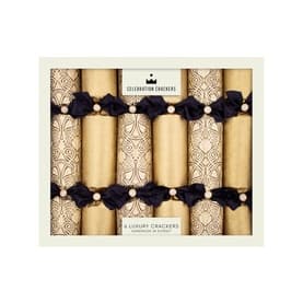 6 Pack Golden Era Christmas Crackers