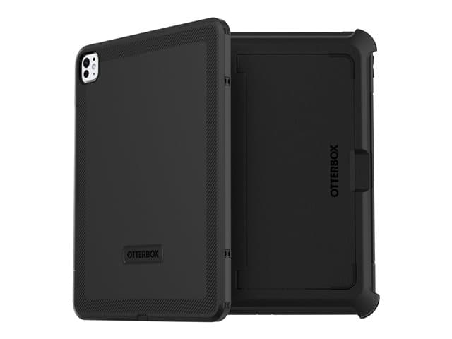 OTTERBOX - Defender Series - Protective case back cover for tablet - rugged - polycarbonate, thermoplastic elastomer (TPE) - black - 13" - for Apple 13-inch iPad Pro (M4)