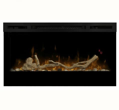 Dimplex LF74DWS, Driftwood/River Rock, Fuel Bed for 74” LED Fireplace