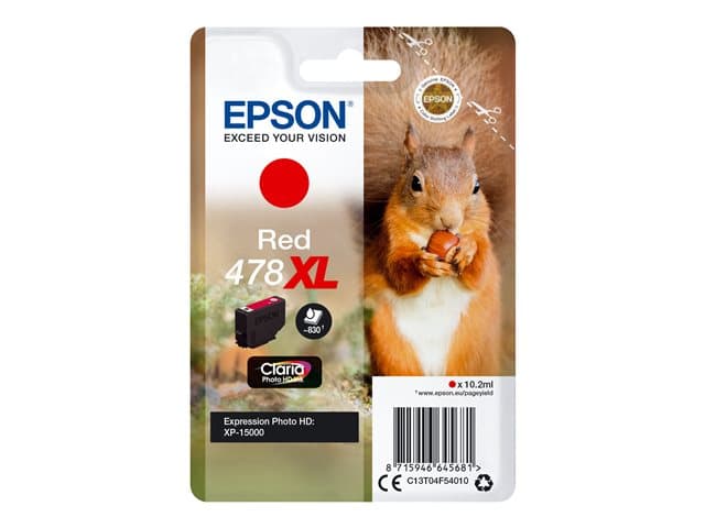 EPSON - 478XL - high capacity - red - original - ink cartridge