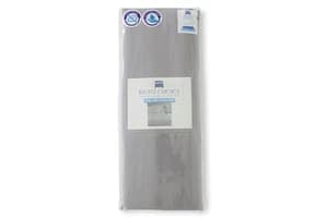 Right Choice | Lux 180TC Microfibre Extra Deep Fitted Sheet | Silver | Single