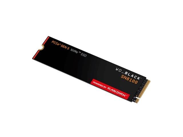 SANDISK - WD Black SN8100 - SSD - encrypted - 8 TB - internal - M.2 2280 - PCI Express 5.0 x4 (NVMe) - TCG Opal Encryption 2.02