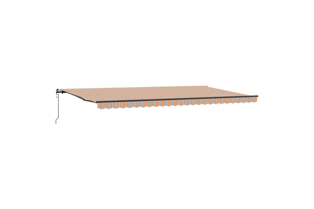 Vidaxl Retractable Awning Multicolour 600 X 300 Cm Fabric