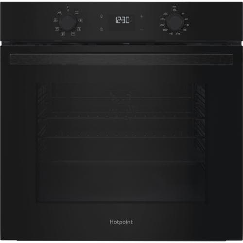 HOTPOINT            71LITRE BUILT IN SINGLE OVEN - BLACK FINISH