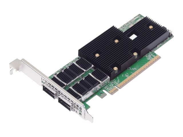 BROADCOM - P2200G - Network adapter - PCIe 5.0 x16 low profile - 400 Gigabit QSFP112 x 2