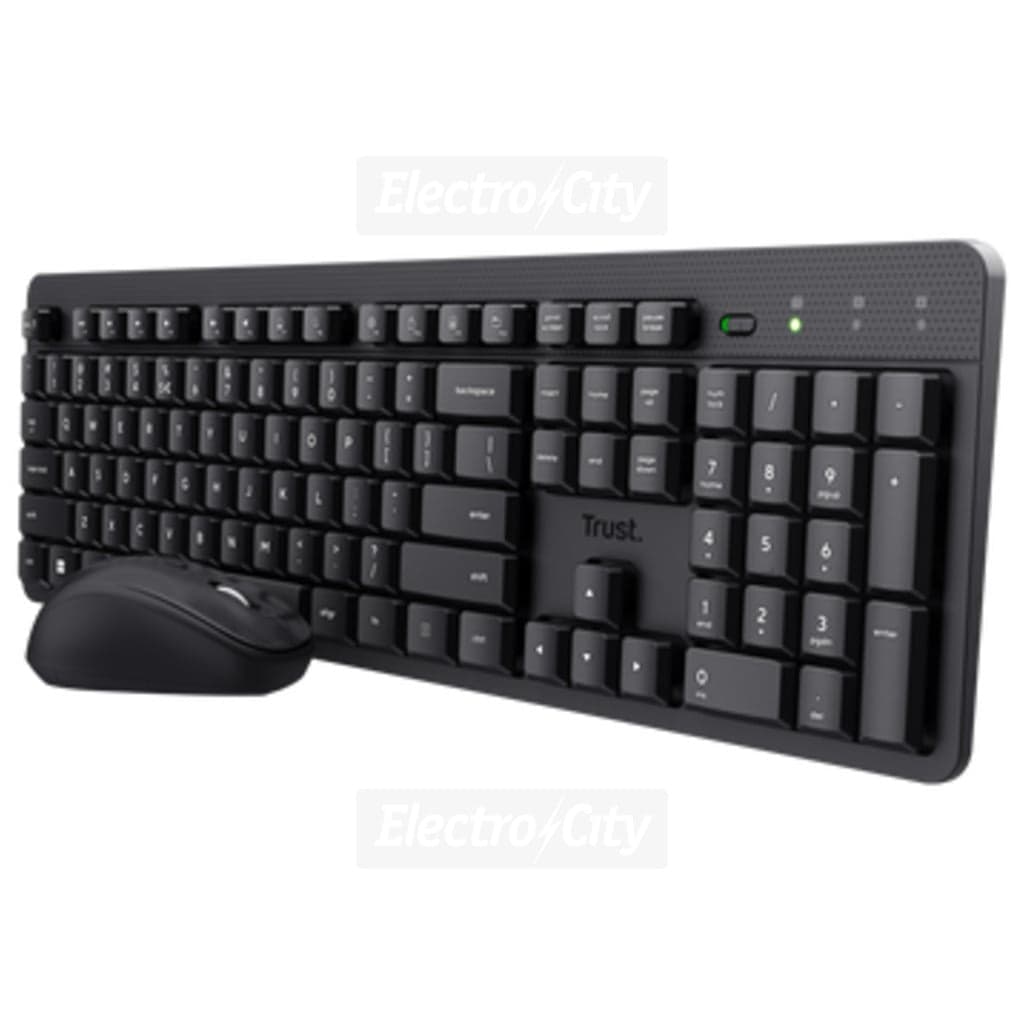 Trust Ody II Wireless Keyboard & Mouse Set | Black