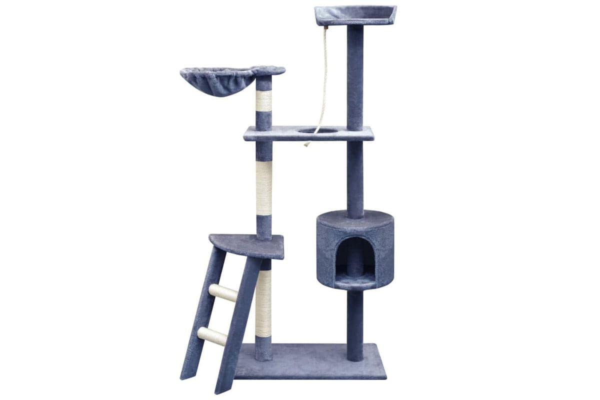 Cat Tree With Sisal Scratching Posts 150 Cm Dark Blue