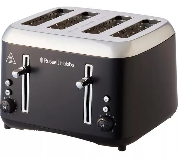 RUSSELL HOBBS Addison 27740 4 Slice Toaster - Matte Black