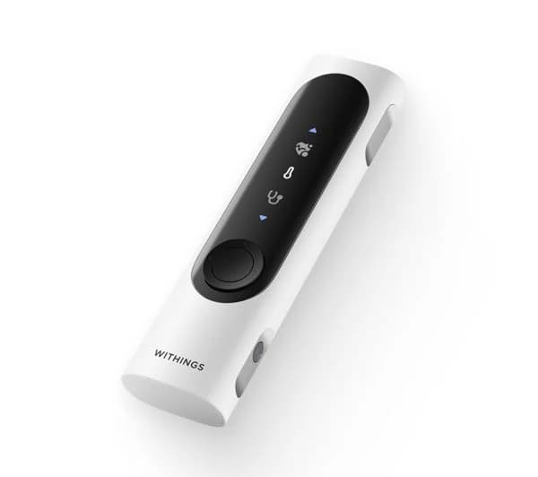 Withings BeamO - Portable 4-in-1 Health Monitor ECG, Stethoscope, SpO2 & Temperature | 78-SCT02-02-All-Int