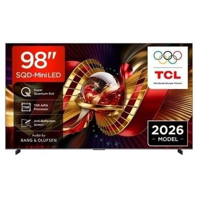 TCL 98C8L-UK 98-Inch 4K QLED Mini LED Google TV  Ultra HD HDR Smart TV with Dolby Vision IQ 144Hz Gaming & ONKYO Audio