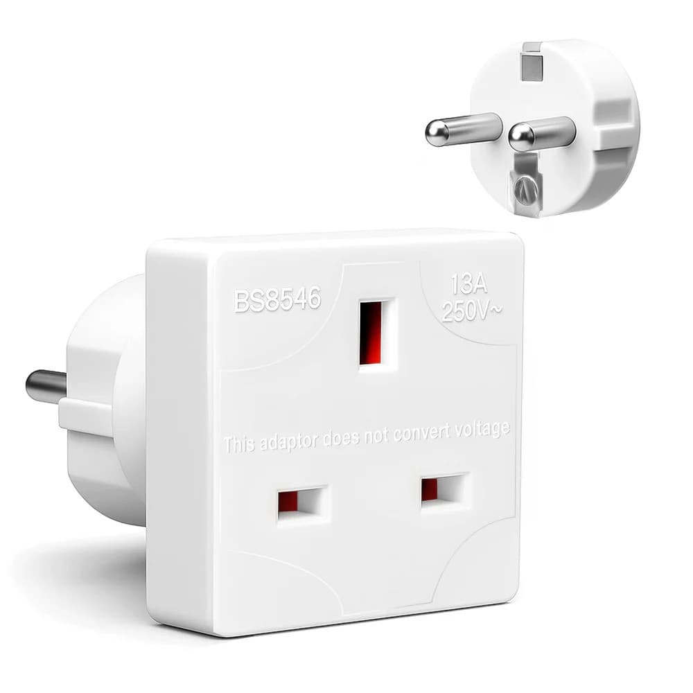 DAEWOO Irl/uk To Europe Adaptor 3 Pin To 2 Pin...