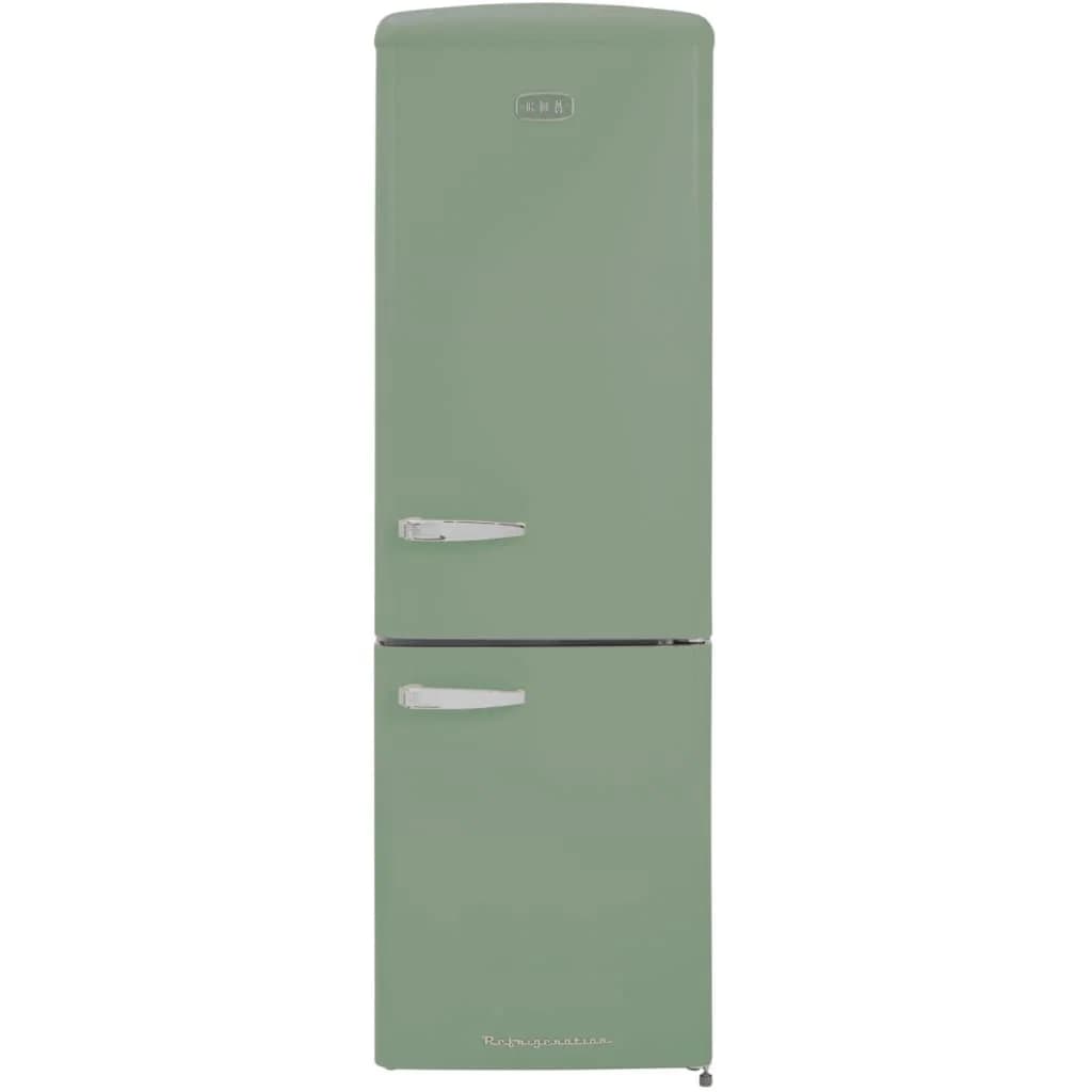 CDA Florence 330 Litre 60/40 Freestanding Frost Free Fridge Freezer | Meadow Green