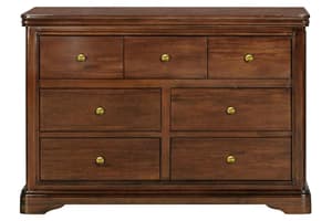 Deauville Dresser | 7 Drawer | Brown