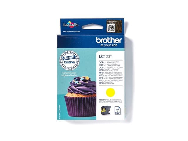 BROTHER - LC123Y - High Yield - yellow - original - ink cartridge