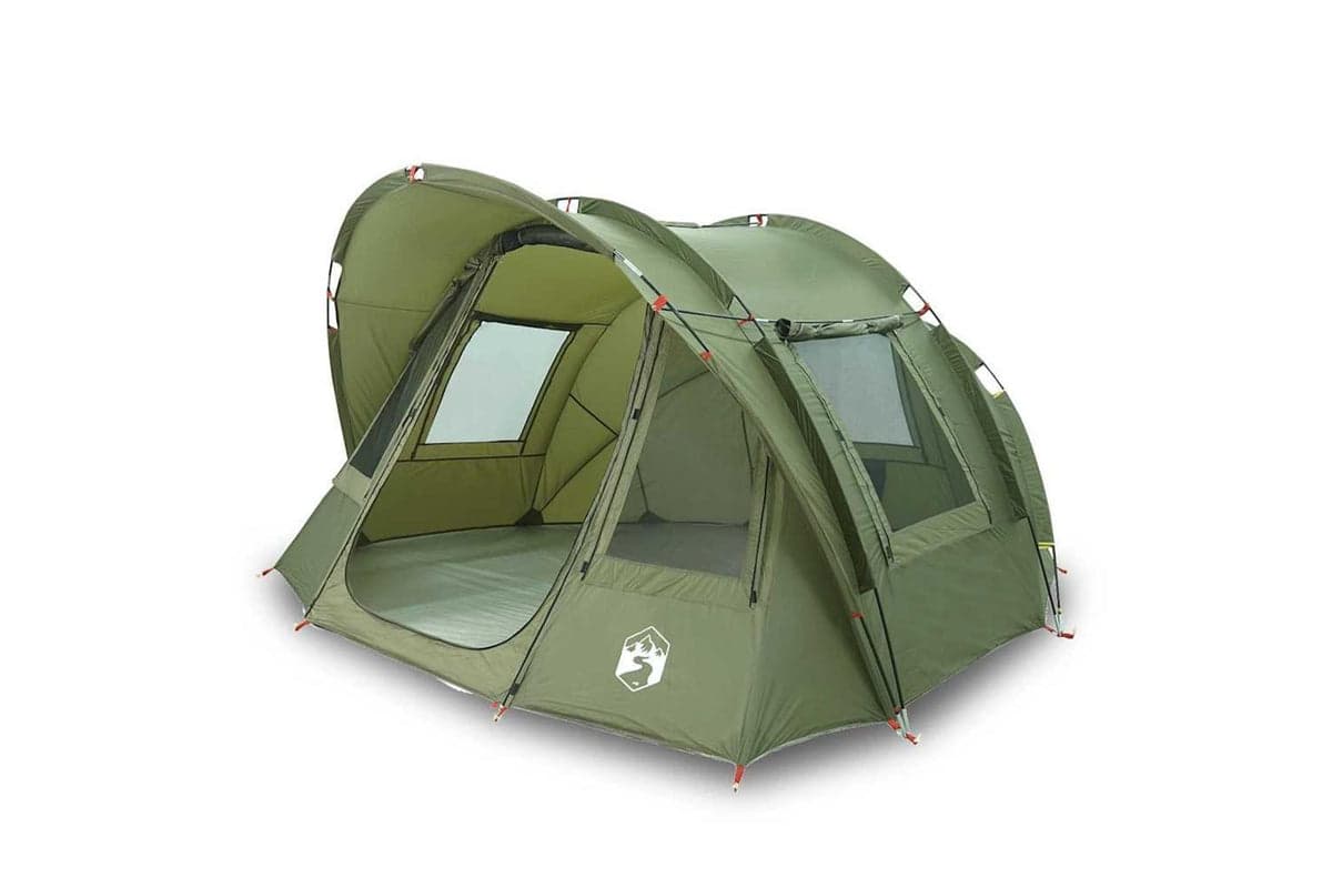 Vidaxl Fishing Tent 2-person Olive Green Waterproof