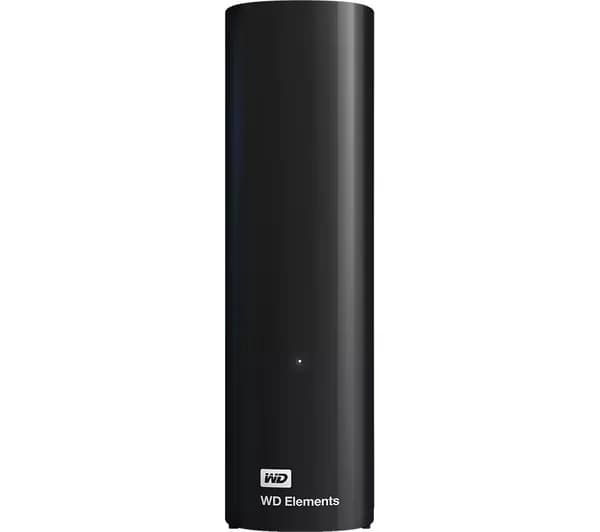 WD Elements External Hard Drive - 12 TB, Black