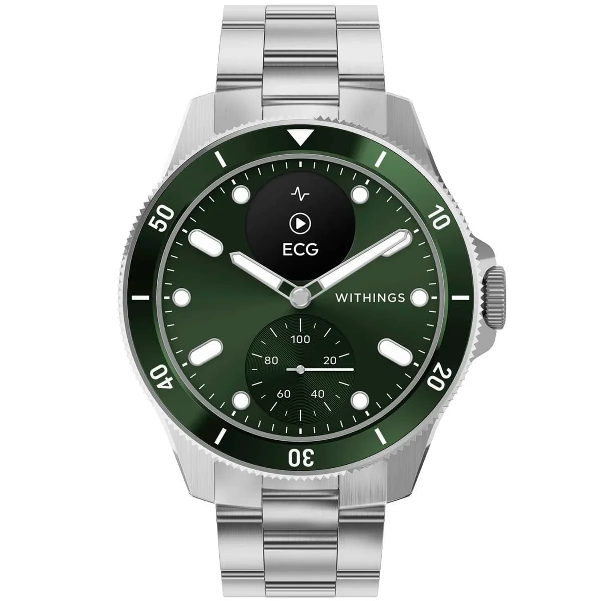Withings ScanWatch Nova - Premium Health Smartwatch with ECG & SpO2 - Green | 78-HWA10-model 8-All-Int
