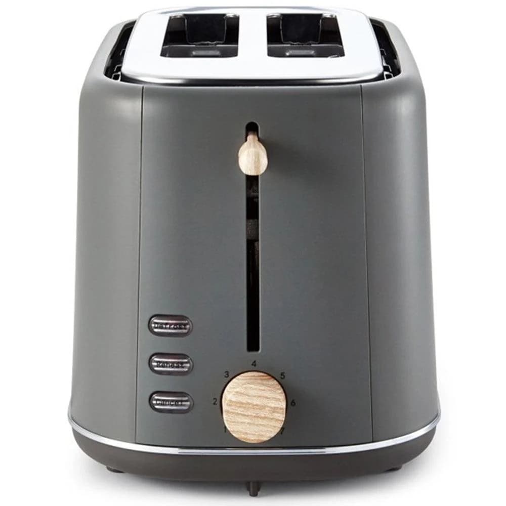 Tower Scandi 800W 2 Slice Toaster - Grey | T20027G