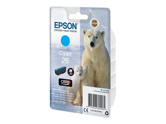 EPSON - 26 - cyan - original - ink cartridge