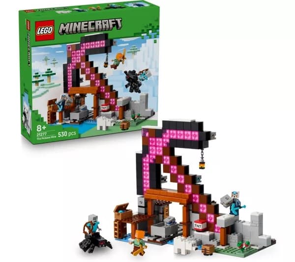LEGO Minecraft 21277 The Pickaxe Mine Set