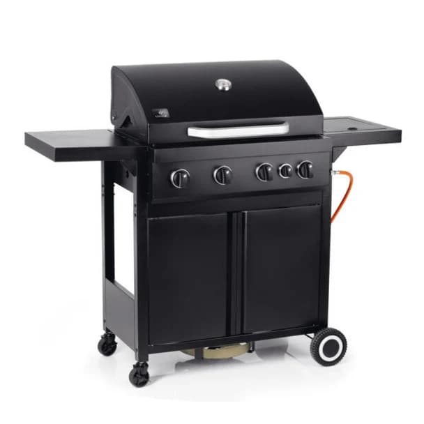 Landmann Rexon 4.1 62cm Cast Iron Gas BBQ with Side Burner | 22160