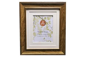 Timeless Duet Oak 10x12" Photo Frame