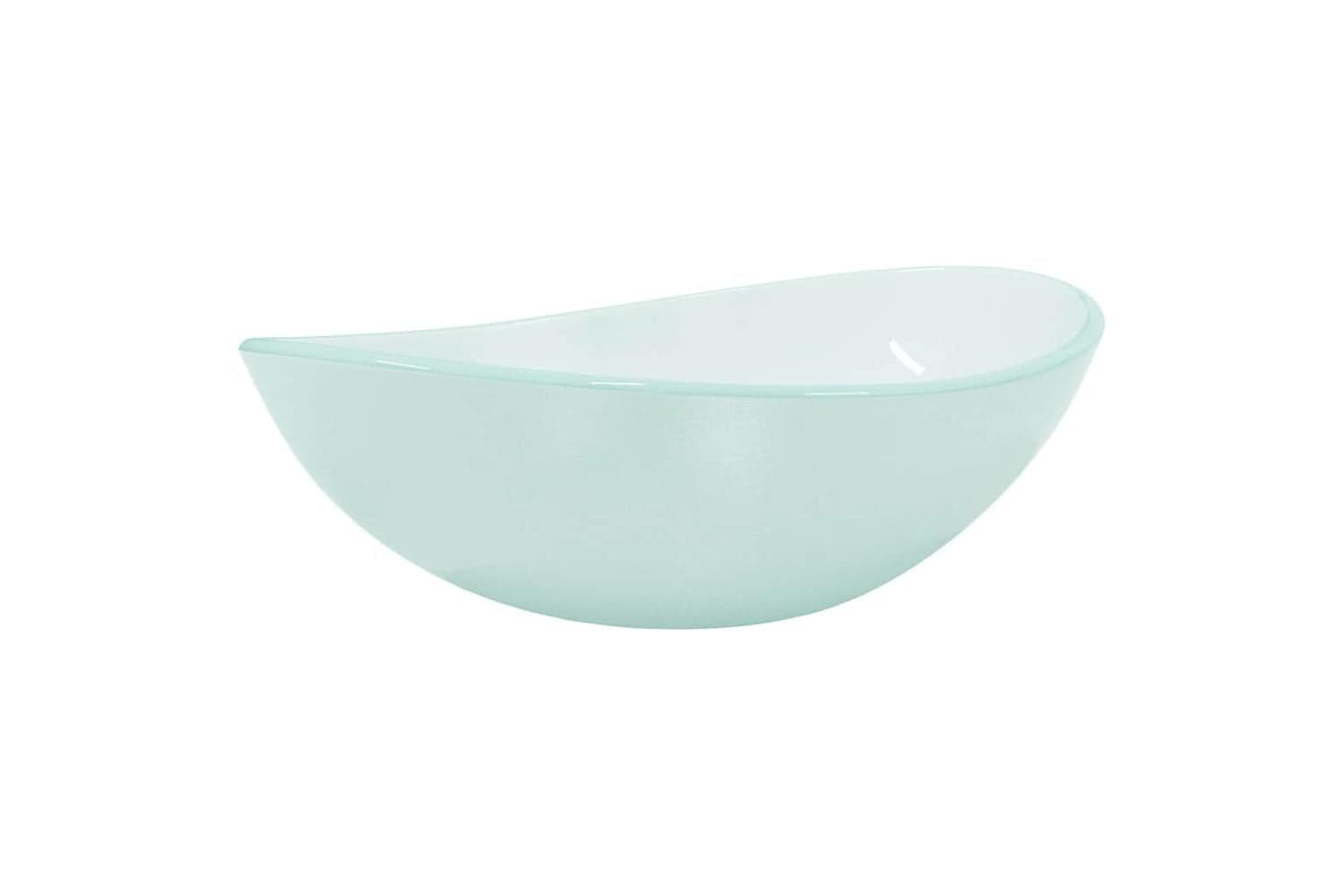 vidaXL 345244 Basin Tempered Glass 54.5x35x15.5cm Frosted