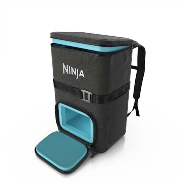 Ninja FrostVault Go 17l 24-Can Backpack Soft Cooler | Charcoal Grey | FF124EUUKCG