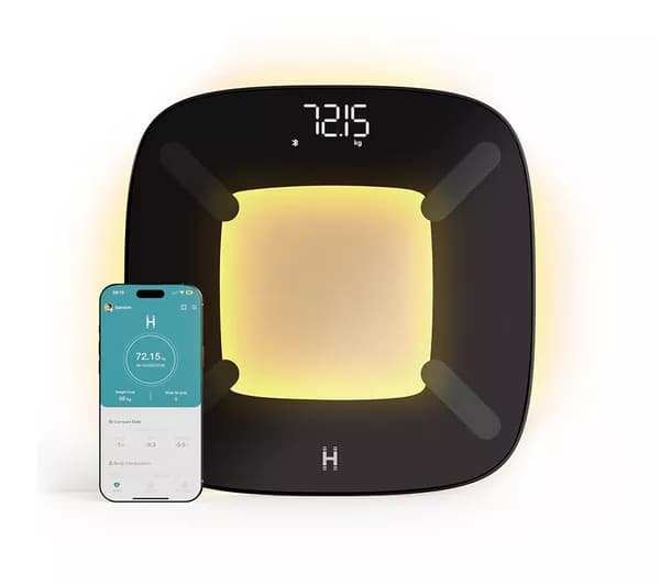HOMEDICS glo Body Analyser Smart Bathroom Scales - Black