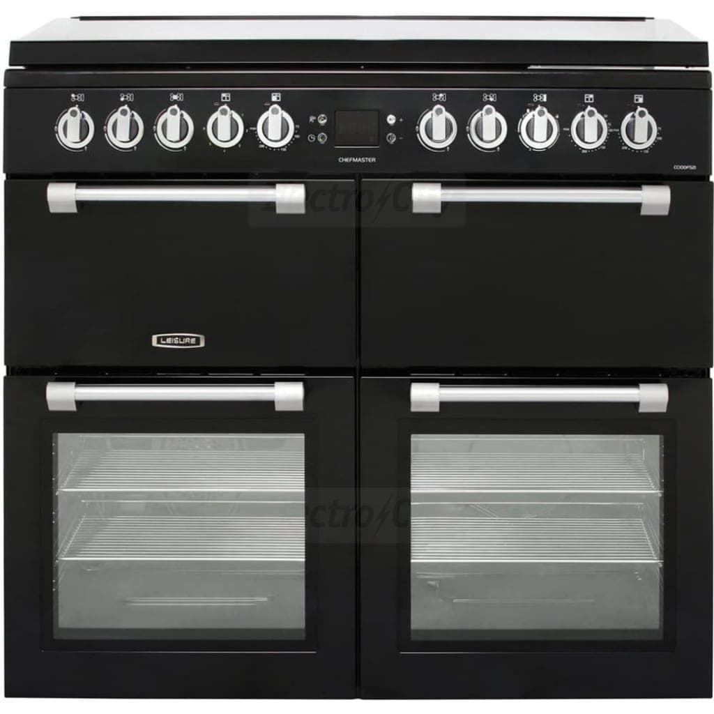 Leisure Chefmaster 100cm Dual Fuel Range Cooker | Black