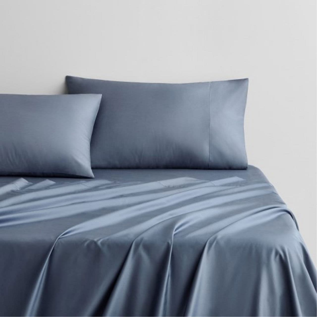 500 TC Cotton Fitted Sheets & Pillow Cases Atlantic