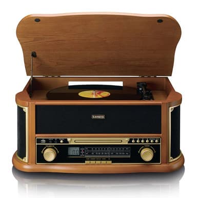 LENCO TCD-2551WD Classic Phono Retro turntable – 8-in-1