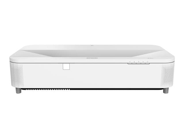 EPSON - EB-810E - 3LCD projector - 5000 lumens (white) - 5000 lumens (colour) - 16:9 - 4K - super-ultra-short throw lens - 802.11a/b/g/n/ac wireless / LAN/ Miracast - white