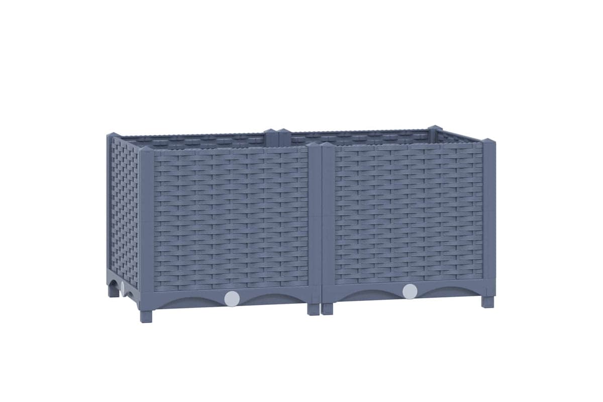 vidaXL Raised Bed 80x40x38cm Polypropylene