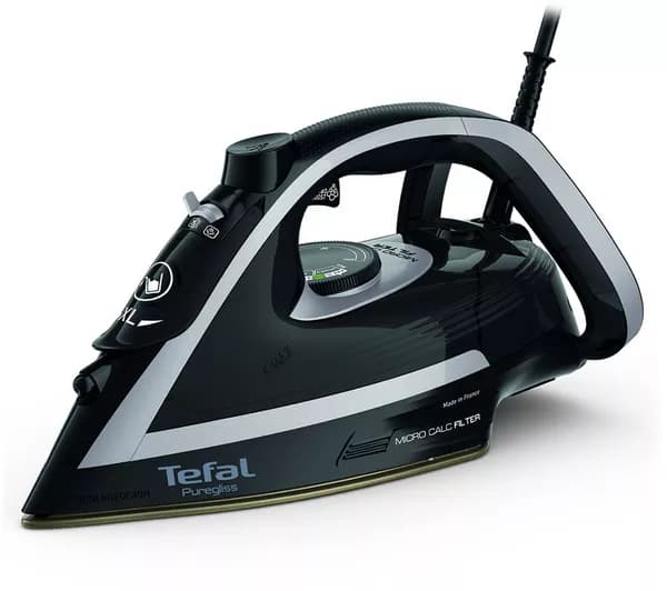 TEFAL Puregliss FV8062G0 Steam Iron - Shady & Black