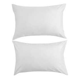 400 Thread Count Sateen Pillowcase Pair White