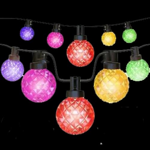 Secret Garden Collection Zia 15M LED Garden String Lights - Black | GL15COL