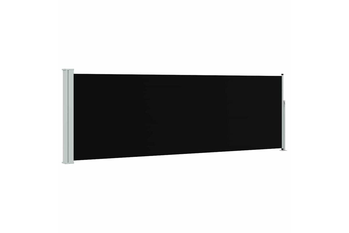 vidaXL 48370 Patio Retractable Side Awning 100x300cm Black