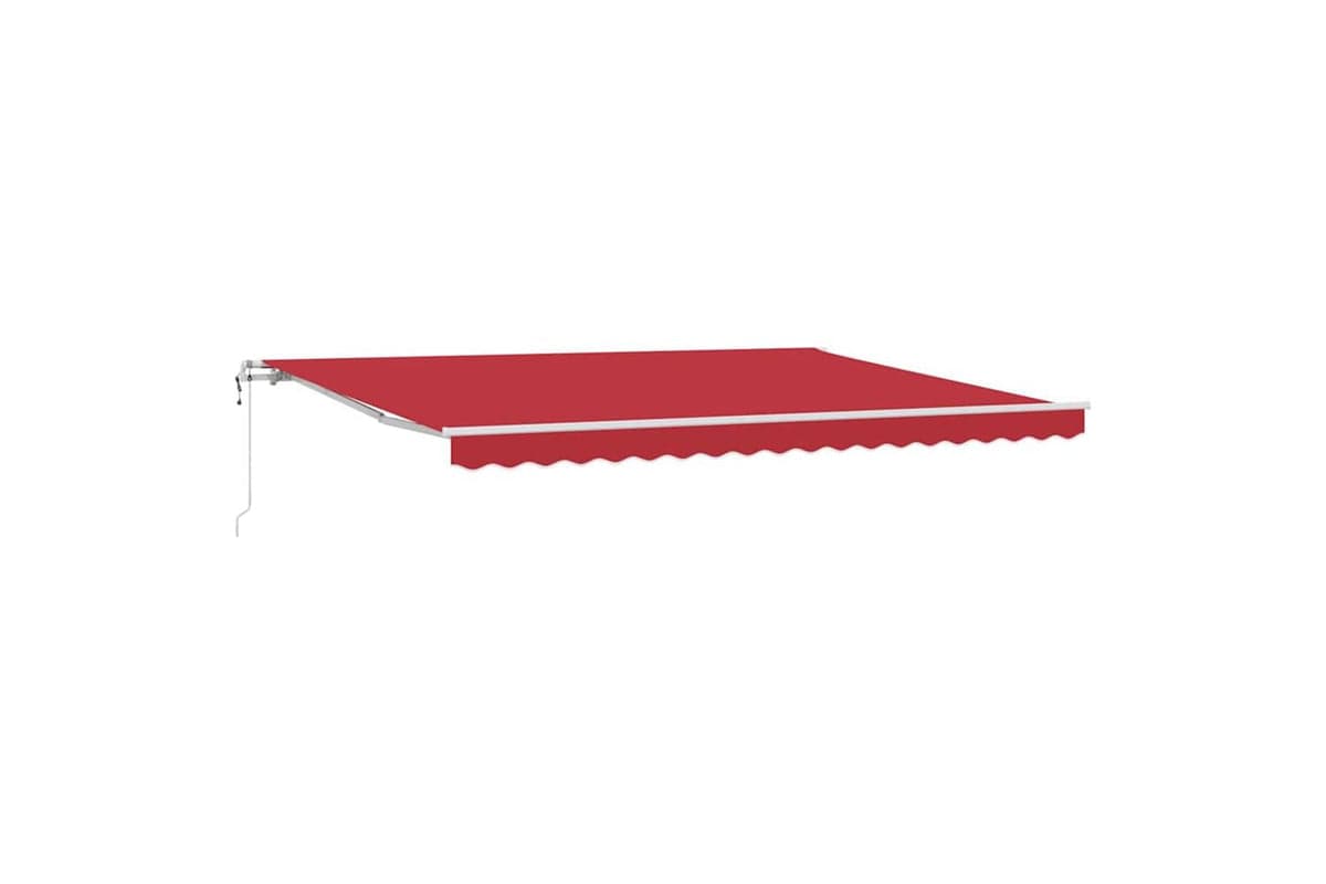 Vidaxl Retractable Awning 450 X 300 Cm Red