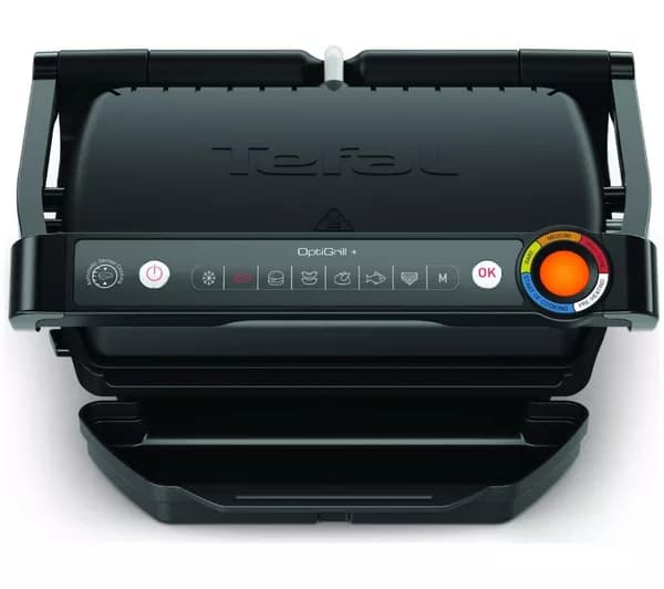 TEFAL OptiGrill Plus GC7178G1 Grilling Machine - Matte Black