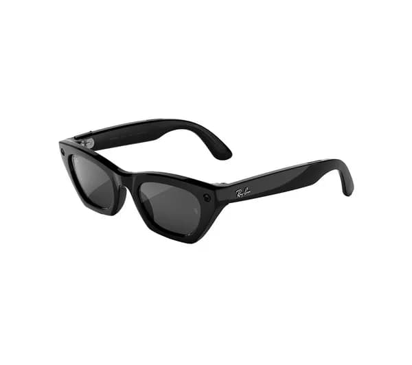META RAY-BAN Zena (Gen 3) AI Glasses - Shiny Black with Grey Lenses
