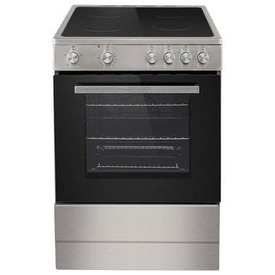 Refurbished electriQ EQEC60S1CERAMIC 60cm Electric Cooker Stainless Steel