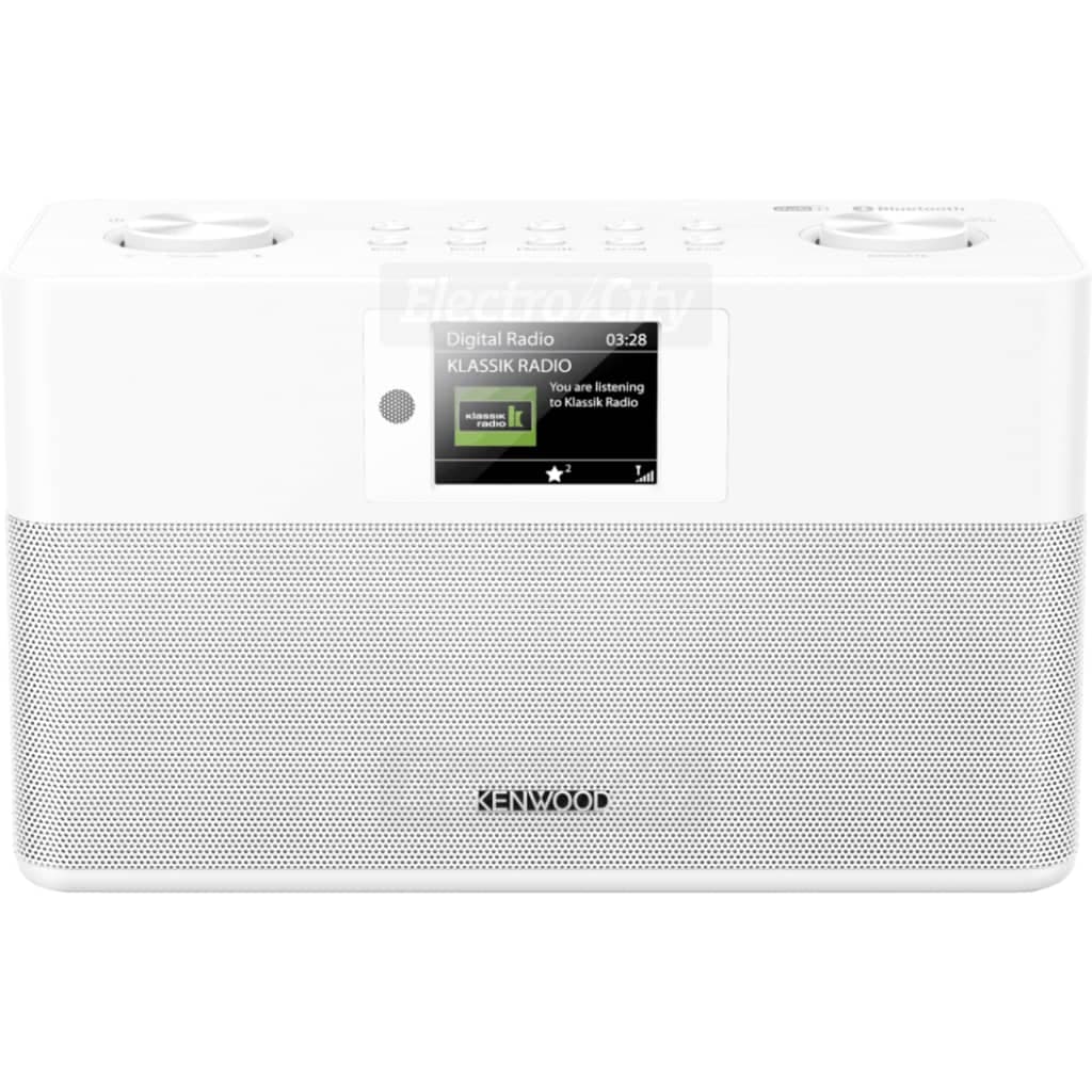 Kenwood Portable DAB+/FM Bluetooth Stereo Radio | White