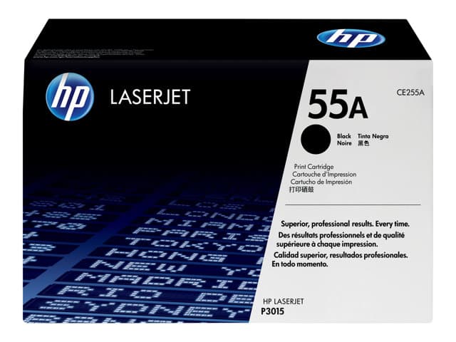 HP - 55A - black - original - LaserJet - toner cartridge (CE255A)