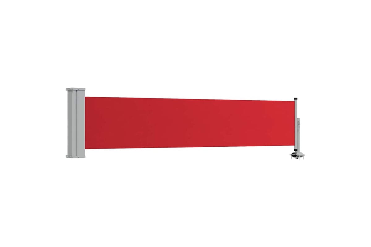 vidaXL 48357 Patio Retractable Side Awning 60x300cm Red