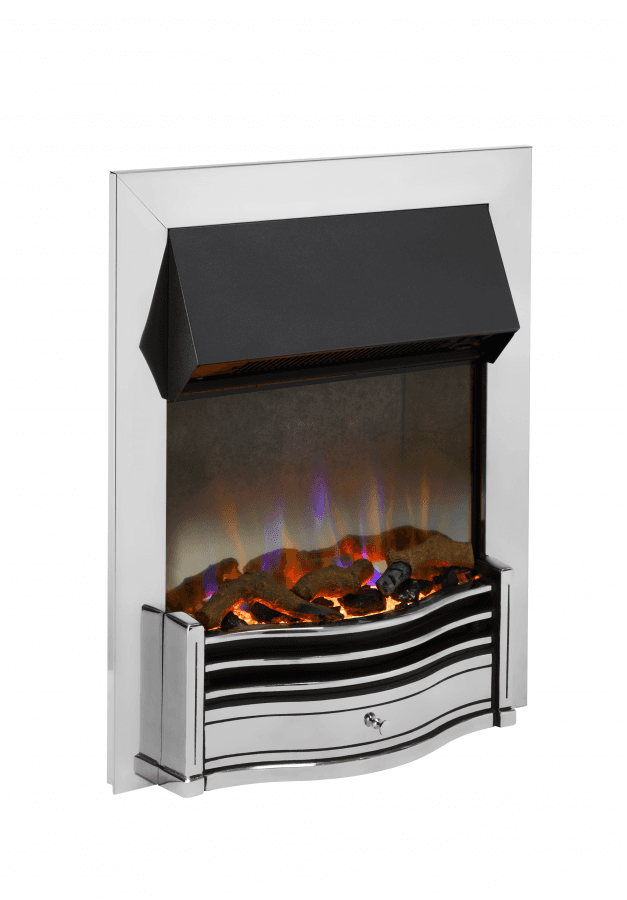 Dimplex Optiflame Dumfries Chrome 3D Inset Fire 2Kw