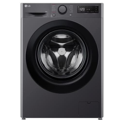 LG            SERIES 4 10KG/1400 WASHING MACHINE WITH STEAM - GREY