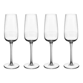 Afina Champagne Glass, Set of Four