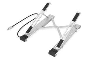 Digitus Variable Notebook Stand with Integrated USB-C Hub with 5 Port | Silver